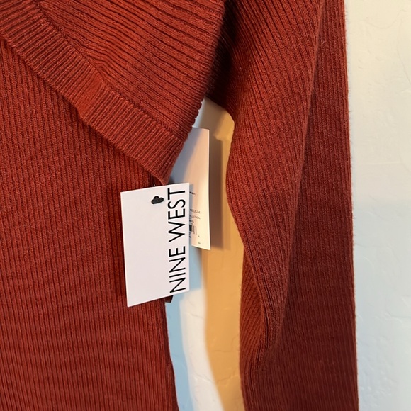 Nine West 2-piece sweater Midi dress. Tank top. Dress & crop jacket. Sz Med. NWT - Picture 4 of 6